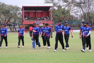 नेपालले केन्याविरुद्ध तेस्रो खेल भोलि खेल्ने