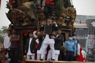 रातो मच्छिन्द्रनाथको भोटो  देखाइयो (तस्बिरहरू)