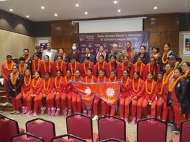 साफ खेल्ने यु-१९ महिला टोलीको बिदाइ