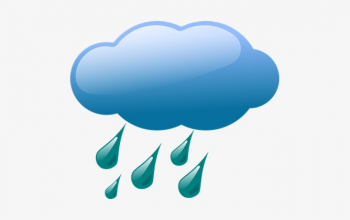 Chance of light rain with thunder in hilly terrain