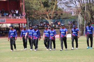 केन्याविरुद्धे संजातायां निर्णायक टी—२० क्रिकेटक्रीडास्पर्धायां  नेपालस्य जयः