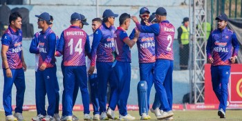 क्रिकेट : नामिबियाविरुद्ध नेपाल २ विकेटले विजयी