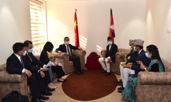 नेपाल–चीन विदेशमन्त्रीस्तरीय द्विपक्षीय बैठक सकियो 