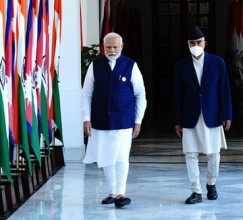 PM Deuba, his Indian counterpart Modi jointly inaugurate Solu Corridor Transmission Line