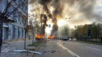 राजधानी किभ लगायत युक्रेनका विभिन्न भागमा शृंखलाबद्ध विस्फोट