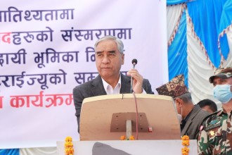 प्रजातन्त्रको विरुद्धमा नलाग्न पूर्वराजा ज्ञानेन्द्रलाई प्रधानमन्त्री देउवाको चुनौती