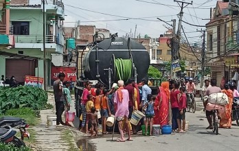 मधेशलाई सुख्खाग्रस्त र विपद सङ्कटग्रस्त घोषणा गरेपनि पानीको समस्या भएन
