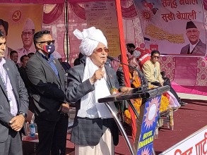 दार्चुला चुनावी सभामा ओली: हाम्रो जमिन फिर्ता ल्याउछौँ