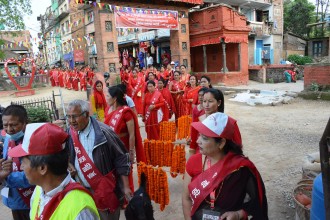 ललितपुरबाट पनौती लगियो हरसिद्धि जात्रा जो दुई हजार वर्षअघि शुरु भएको थियो