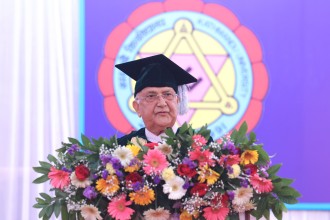 विद्यार्थी रिसर्च र इनोभेसनमा लाग्नुपर्छ : प्रधानमन्त्री ओली