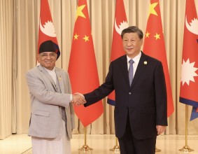 Prime Minister Dahal, Chinese President Xi holds historical meet