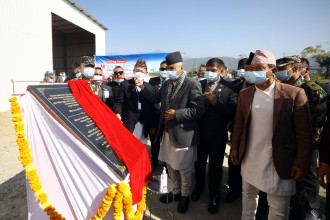 प्रम देउवाले गरे धरानमा फोहोर प्रशोधन केन्द्रको उद्घाटन