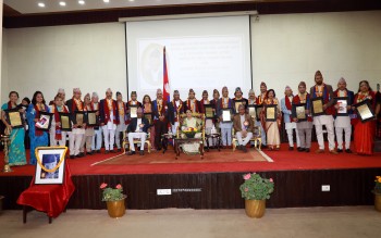 नातिकाजी राष्ट्रिय विशिष्ट श्रष्टा सम्मान नुपुर भट्टाचार्यलाई