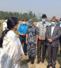 राष्ट्रपति भण्डारीले गरिन् लुम्बिनी भ्रमण