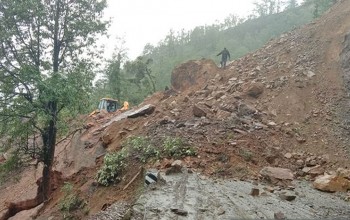 भीमदत्त राजमार्ग अवरुद्ध