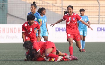 भारतलाई हराउँदै नेपाल साफ यु - २० महिला फुटबलको फाइनलमा