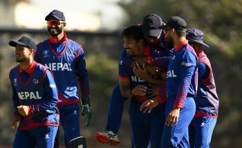 नेपाल पहिलो पटक विश्वकप क्रिकेट बिजेता बेष्ट इन्डिजसँग भिडदै