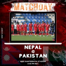 साफ च्याम्पियनसिप: नेपाल र पाकिस्तान बिच प्रतिस्पर्धा हुँदै