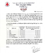 नेपालायलनिगमेन पेट्रोलियमपदार्थेषु ३÷३ रूप्यकाणि न्यूनीकृतानि