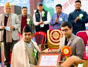 रामप्रसाद दुलाल स्मृति पत्रकारिता पुरस्कार भट्टराईलाई 