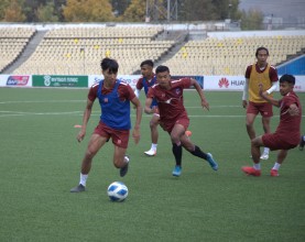 एएफसी यू- २३ छनोट : नेपाल र इन्डोनेशिया मैत्रीपूर्ण खेल खेल्दै