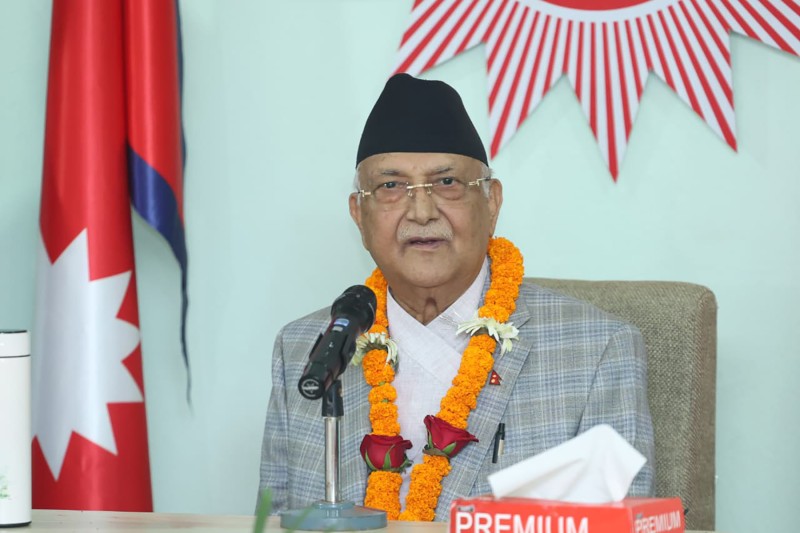 विद्या भण्डारीले कर्मचारीलाई झुक्याएर पार्टी सदस्यताको रसिद काटेको अध्यक्ष ओलीको आरोप