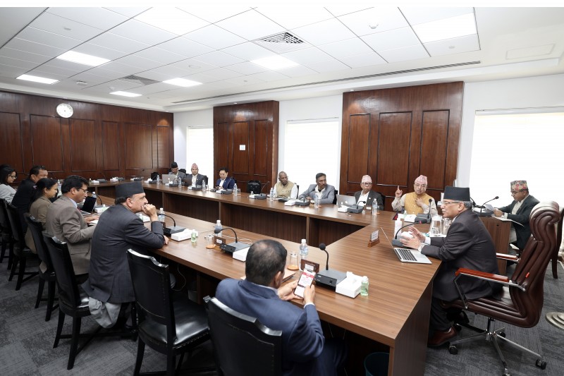 मन्त्रिपरिषद्को बैठक जारी (फोटोहरु)