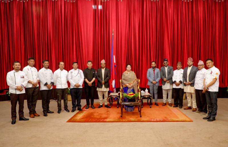 President calls for promotion of Nepali cuisine