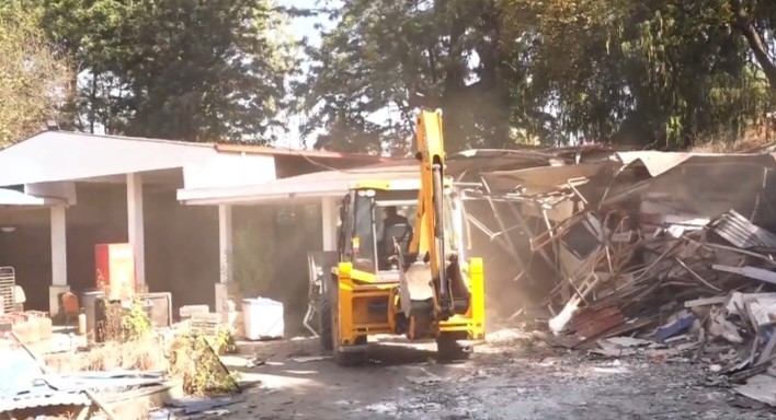 नेपाल स्काउटको जग्गामा बनाइएका संरचनामा डोजर लगाईयो